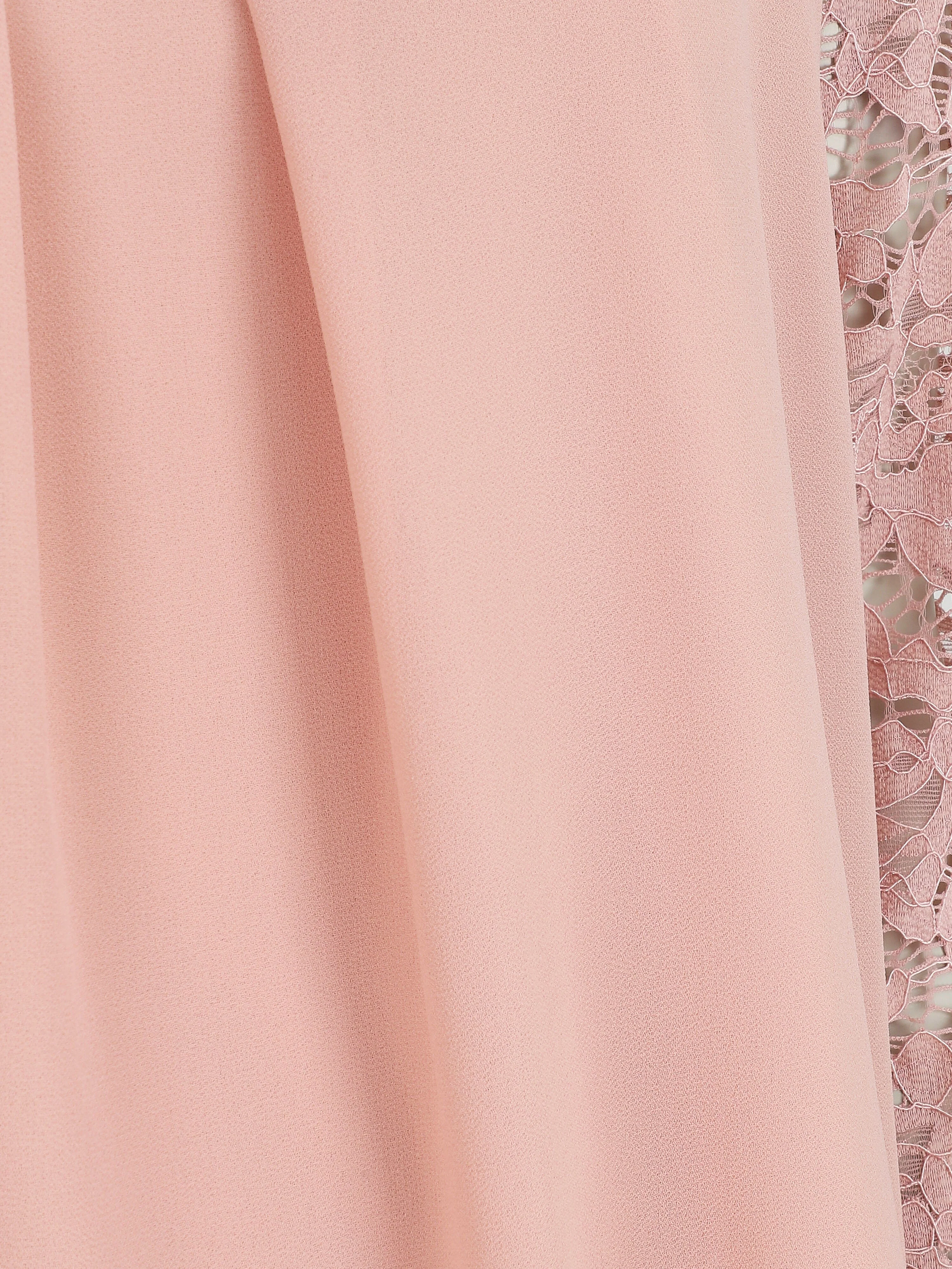 Top met kanten mouwen - Roze - Image 3