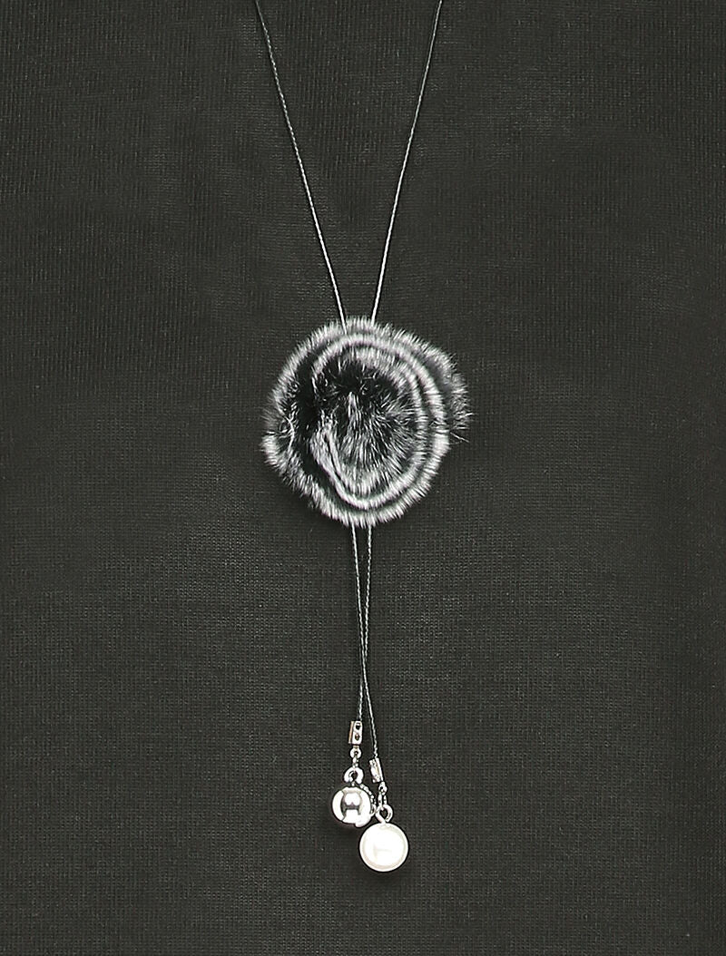 Dolman mouwloze top met ronde hals - Zwart - Image 3