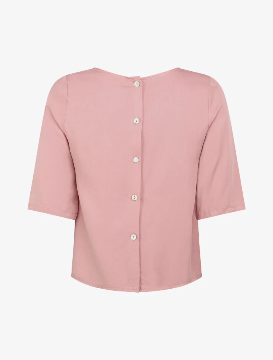 Top met knoopjes op de rug - Roze - Image 2