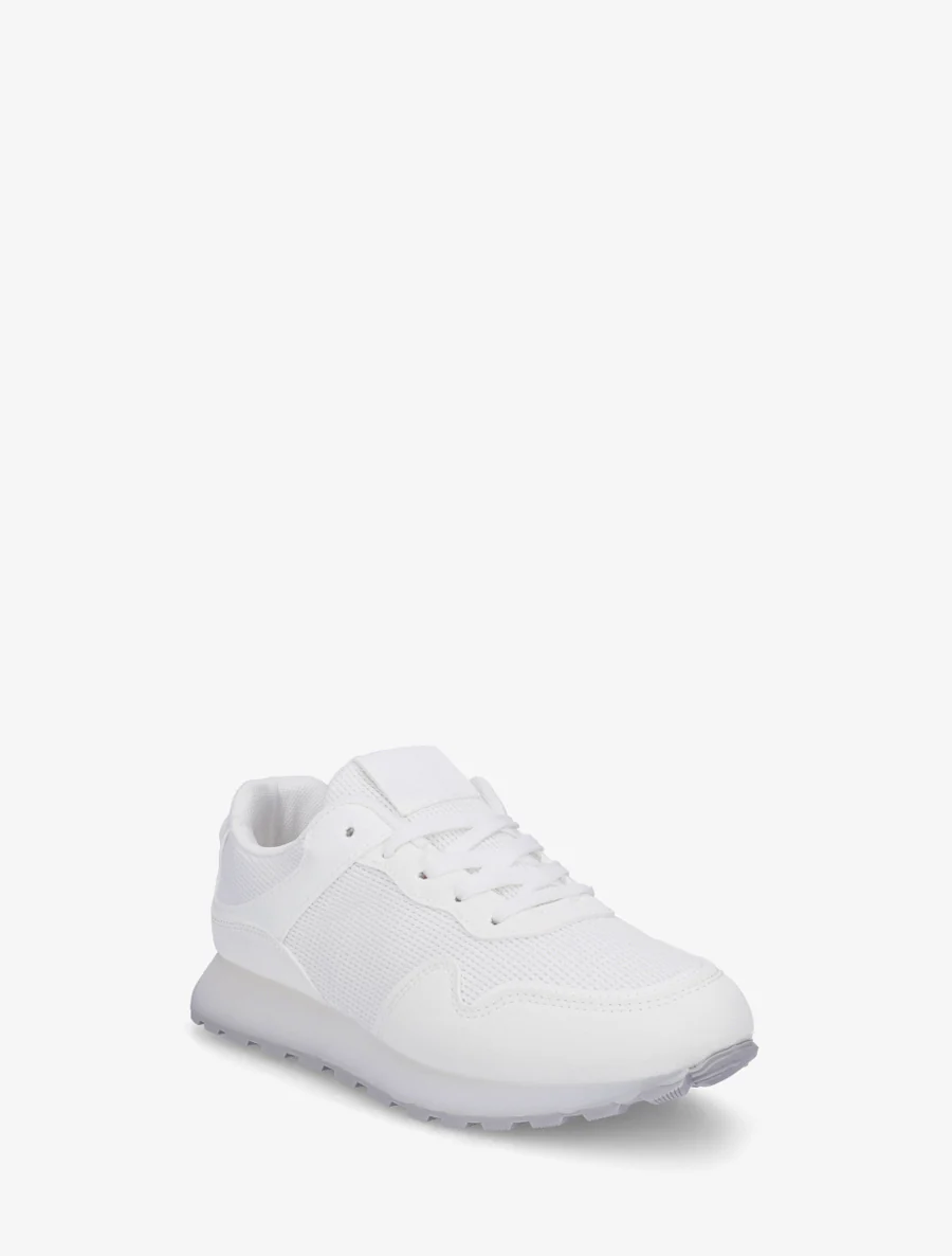 Tweedelige sneakers met dikke zool - Wit - Image 2