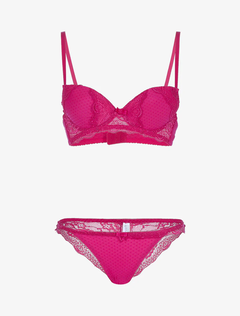 Tweedelige set - fuchsia