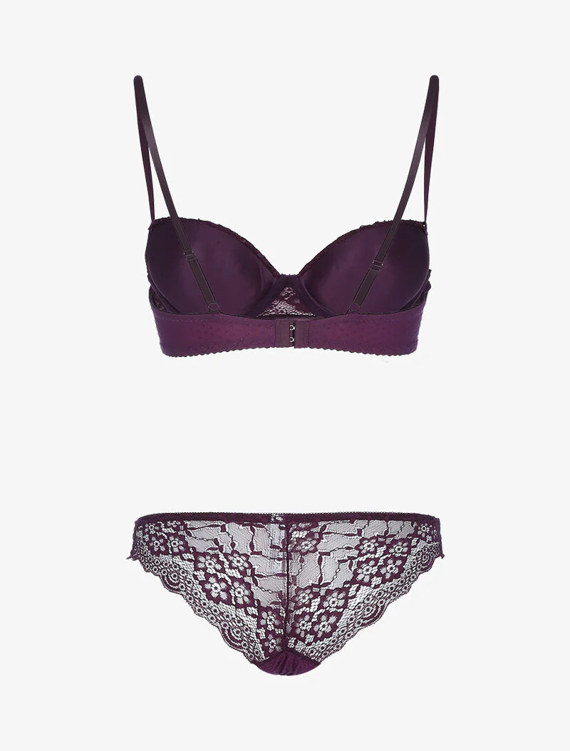 Tweedelige set - pruim - paars - Image 2