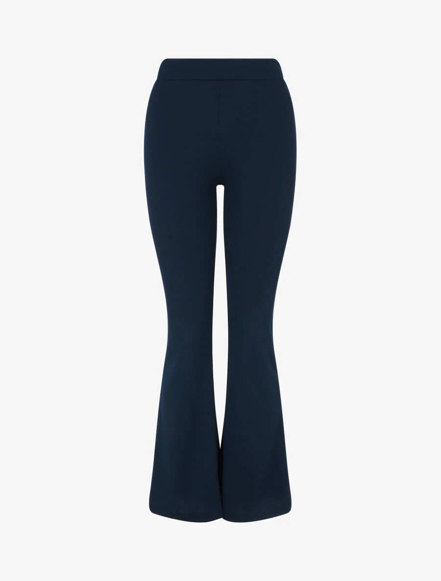 Uitlopende broek - Marineblauw