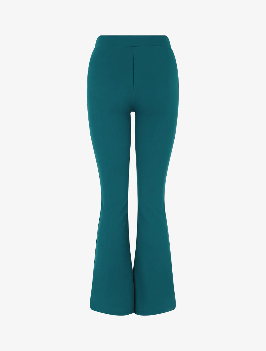 Uitlopende broek - Blauwgroen - Image 2