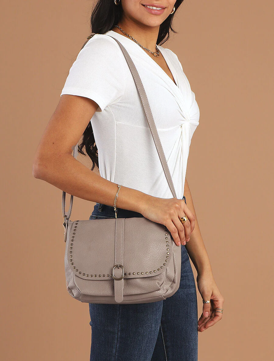 Ulla schoudertas - taupe - Image 6