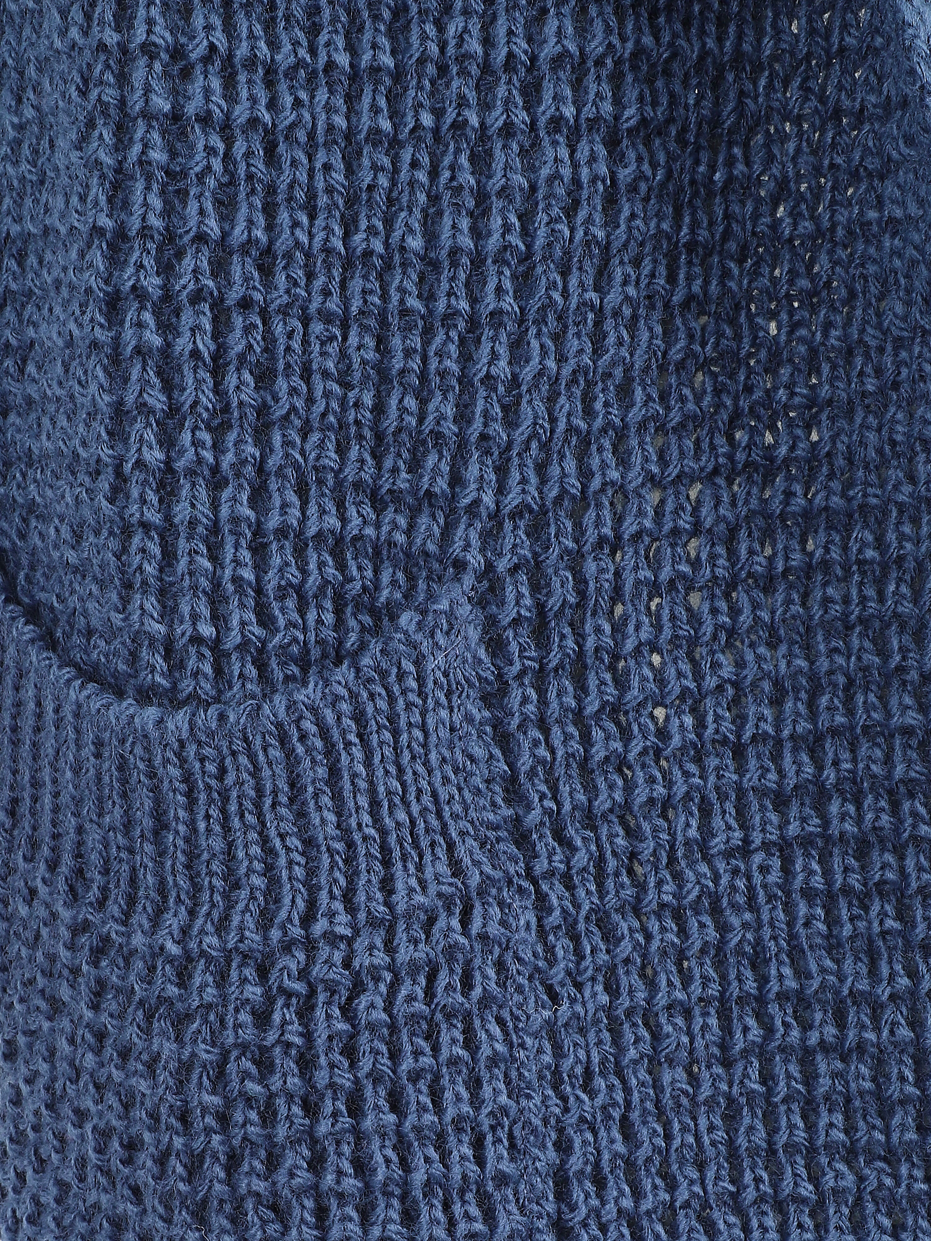 Vest met korte mouwen en sjaalkraag - blauw - Image 3