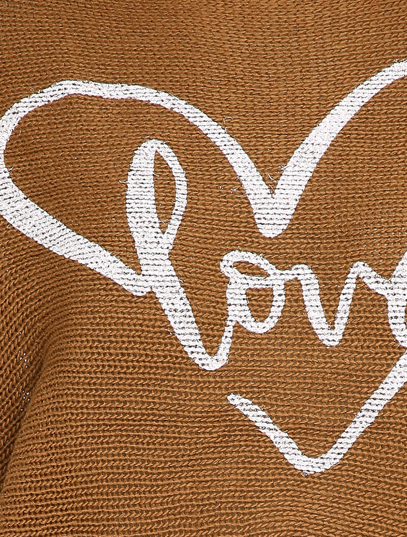 LOVE-print vleermuistrui - Camel - Image 3