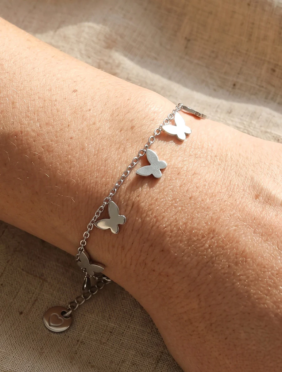 Vlinder bedelarmband - Geld