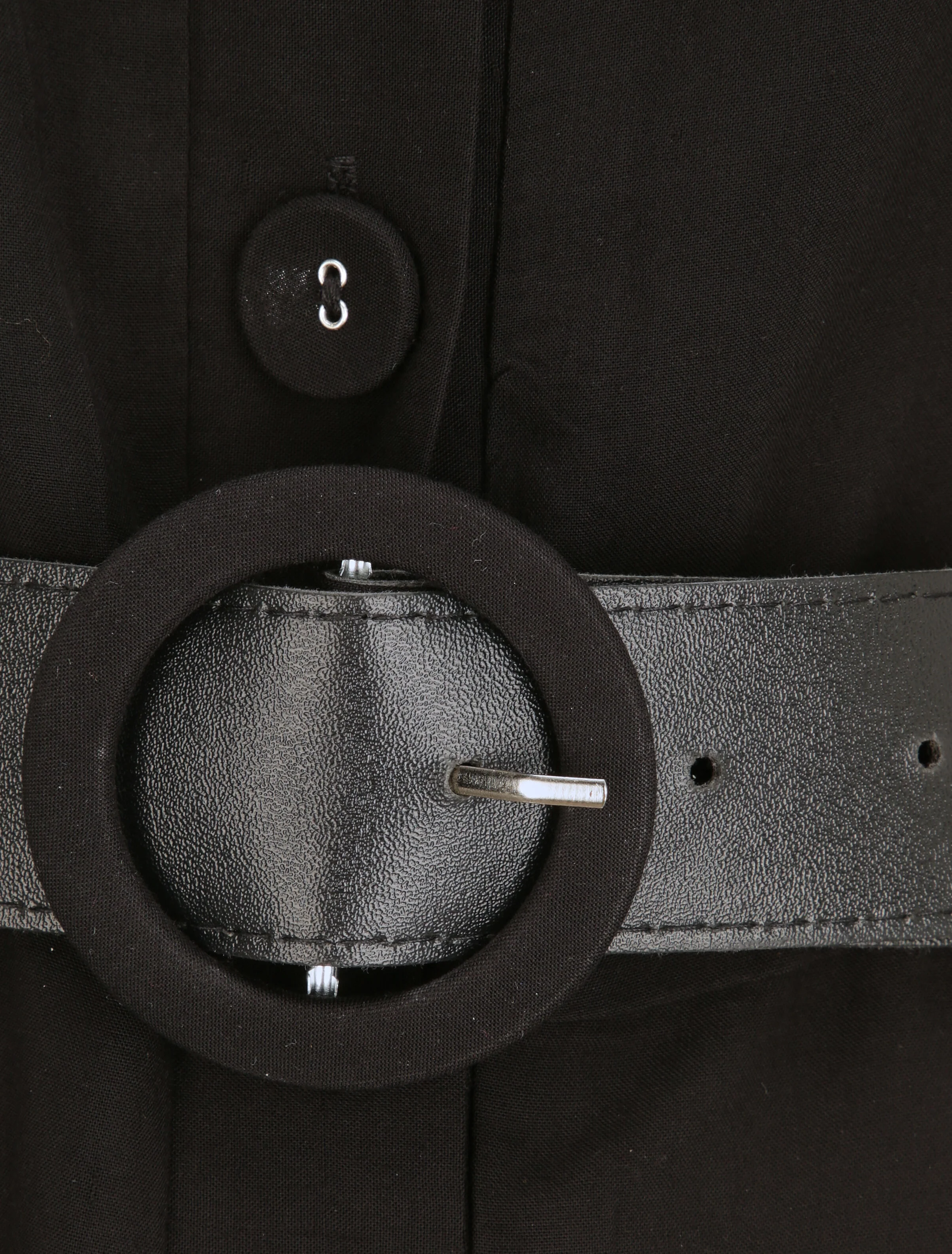 Vloeiende shorts - Zwart - Image 3
