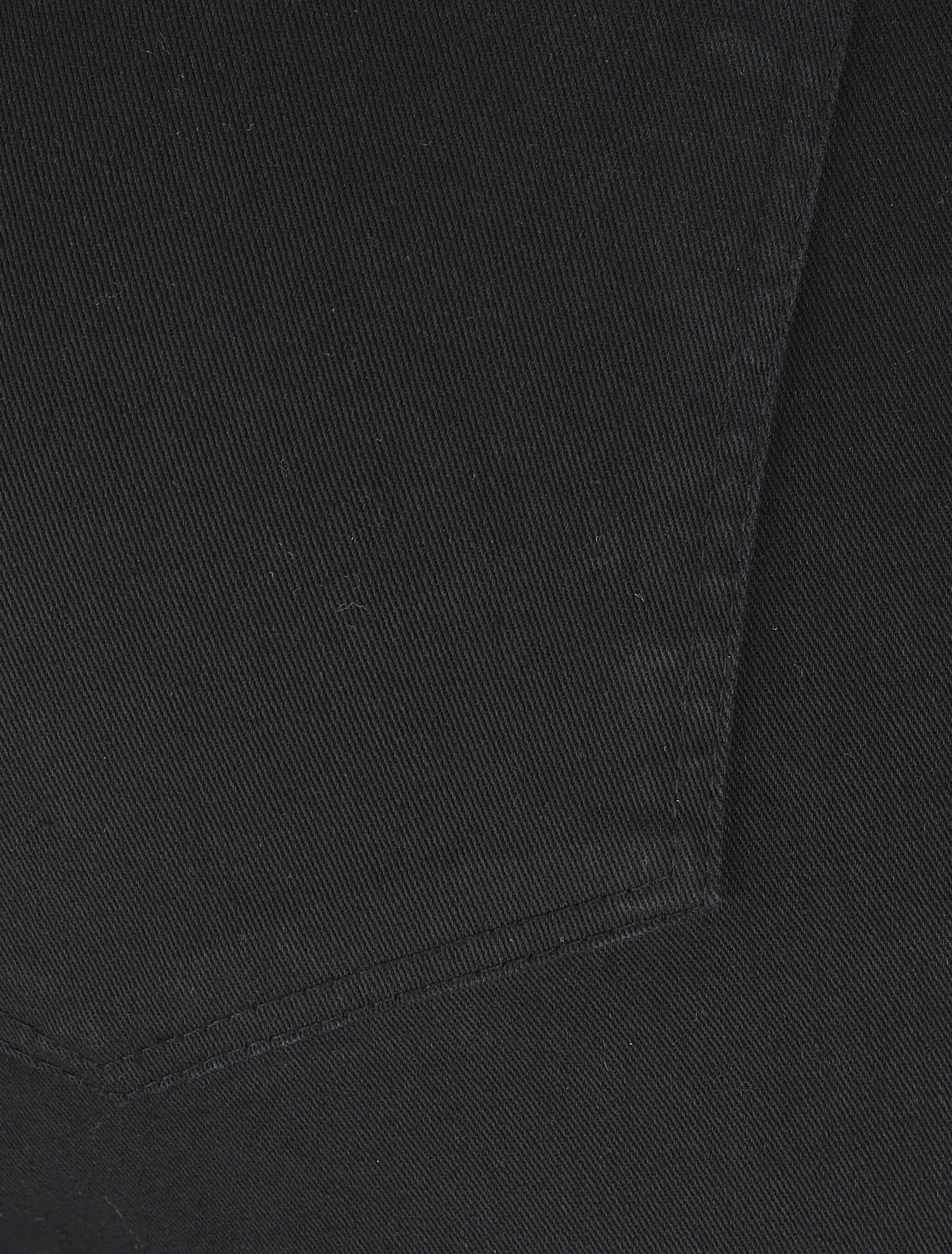 Wijd 7/8 hoge taille broek - Zwart - Image 3