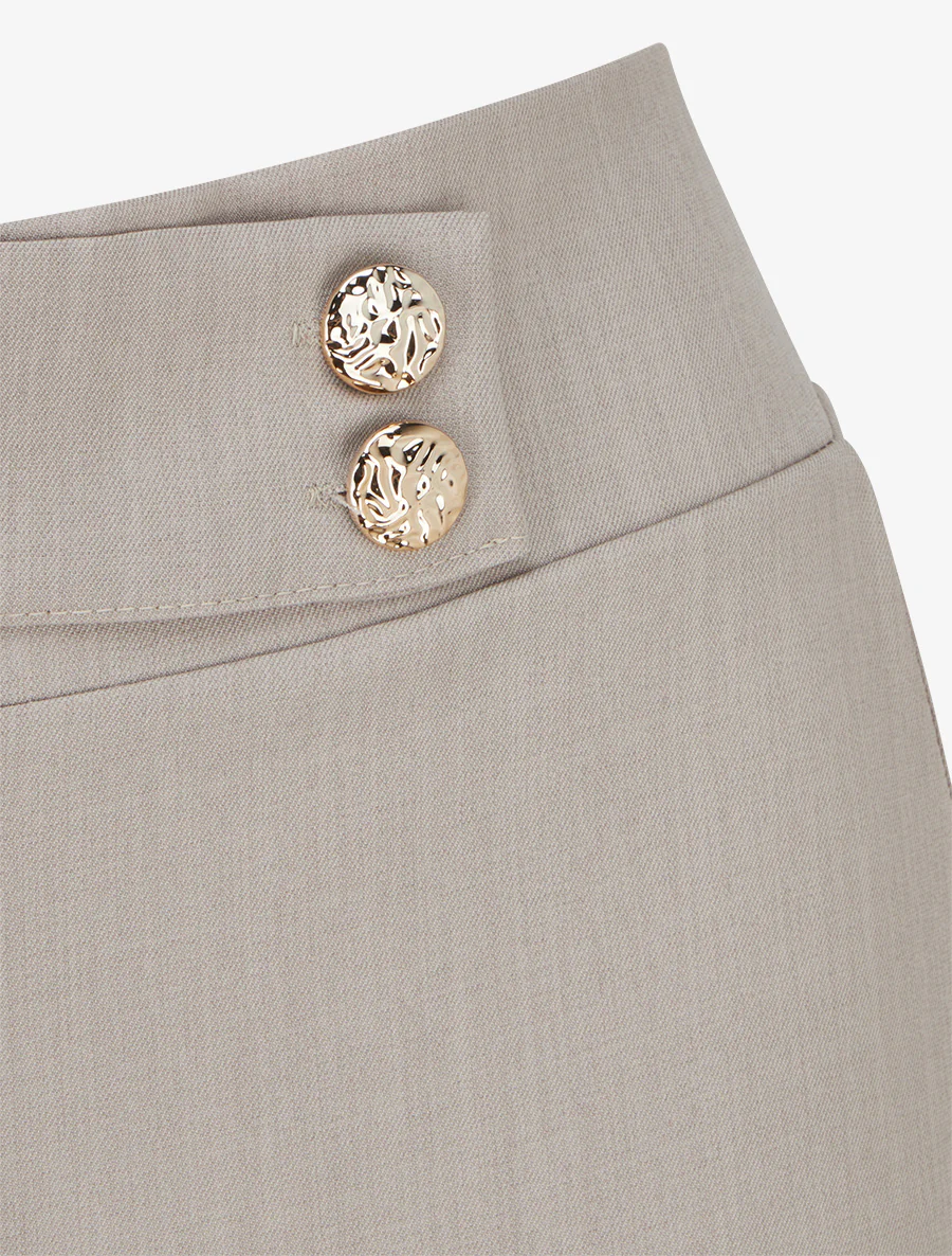 Wijde broek met riem en knopen - Mol - Image 3