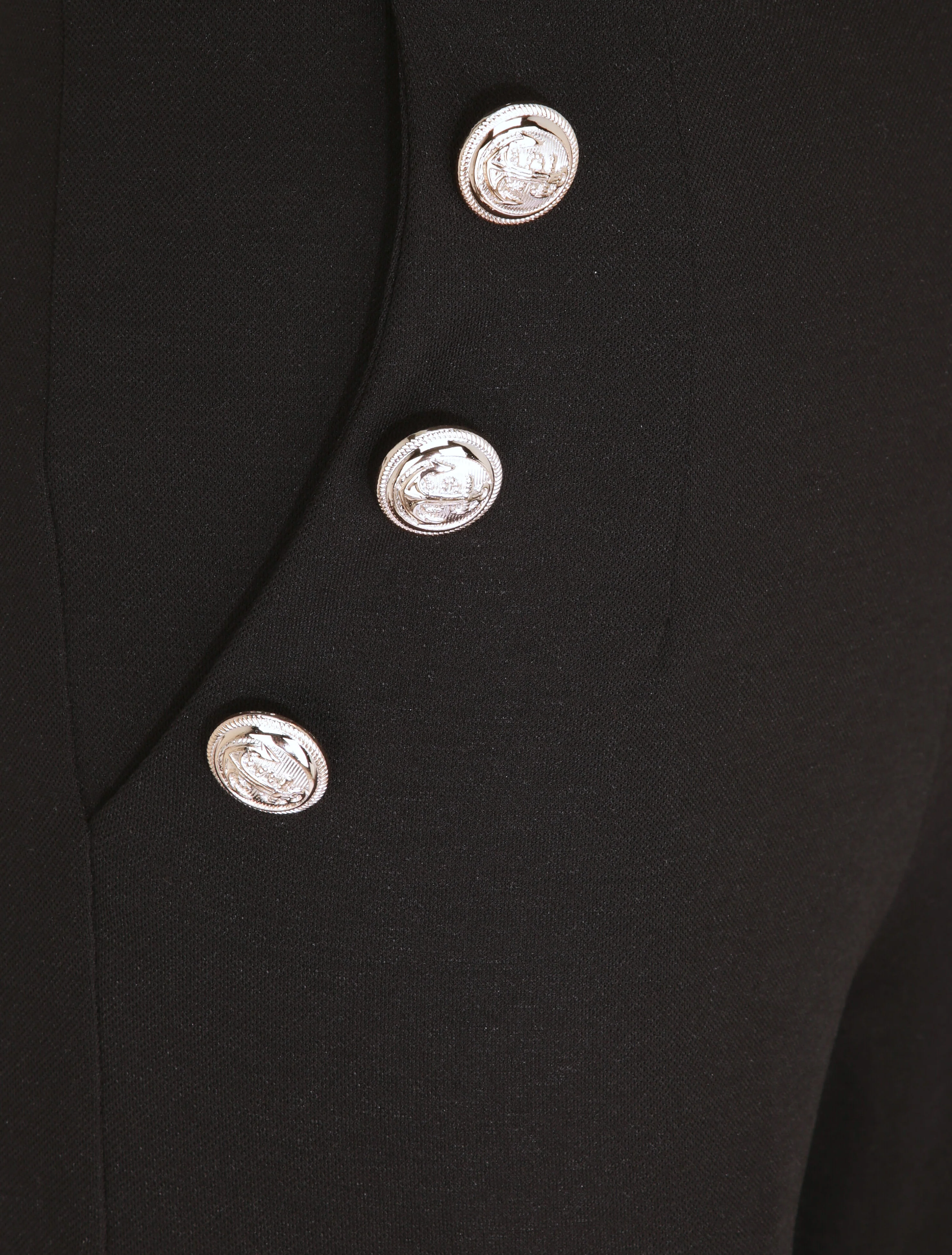Wijde pijp en hoge taille broek - Zwart - Image 3