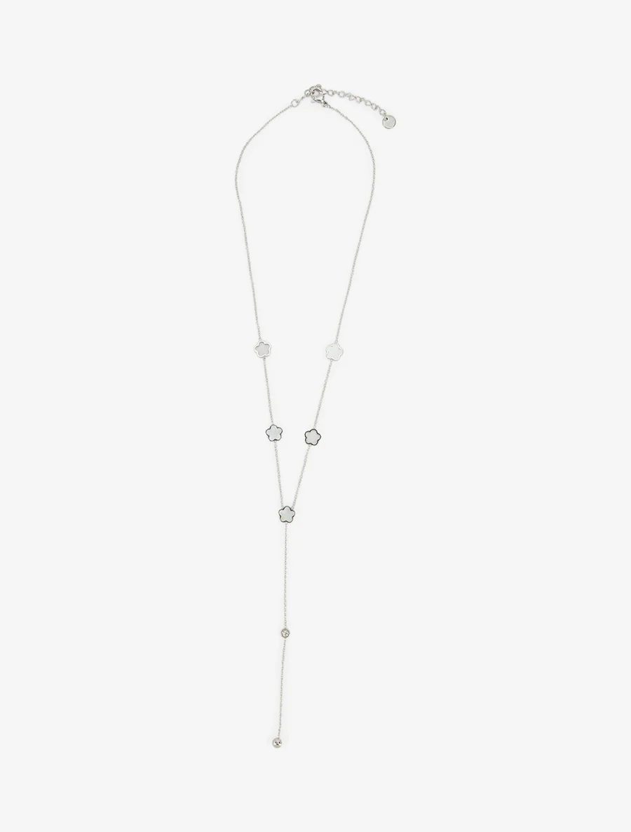 Y-ketting met bloemen en strass - Geld - Image 2