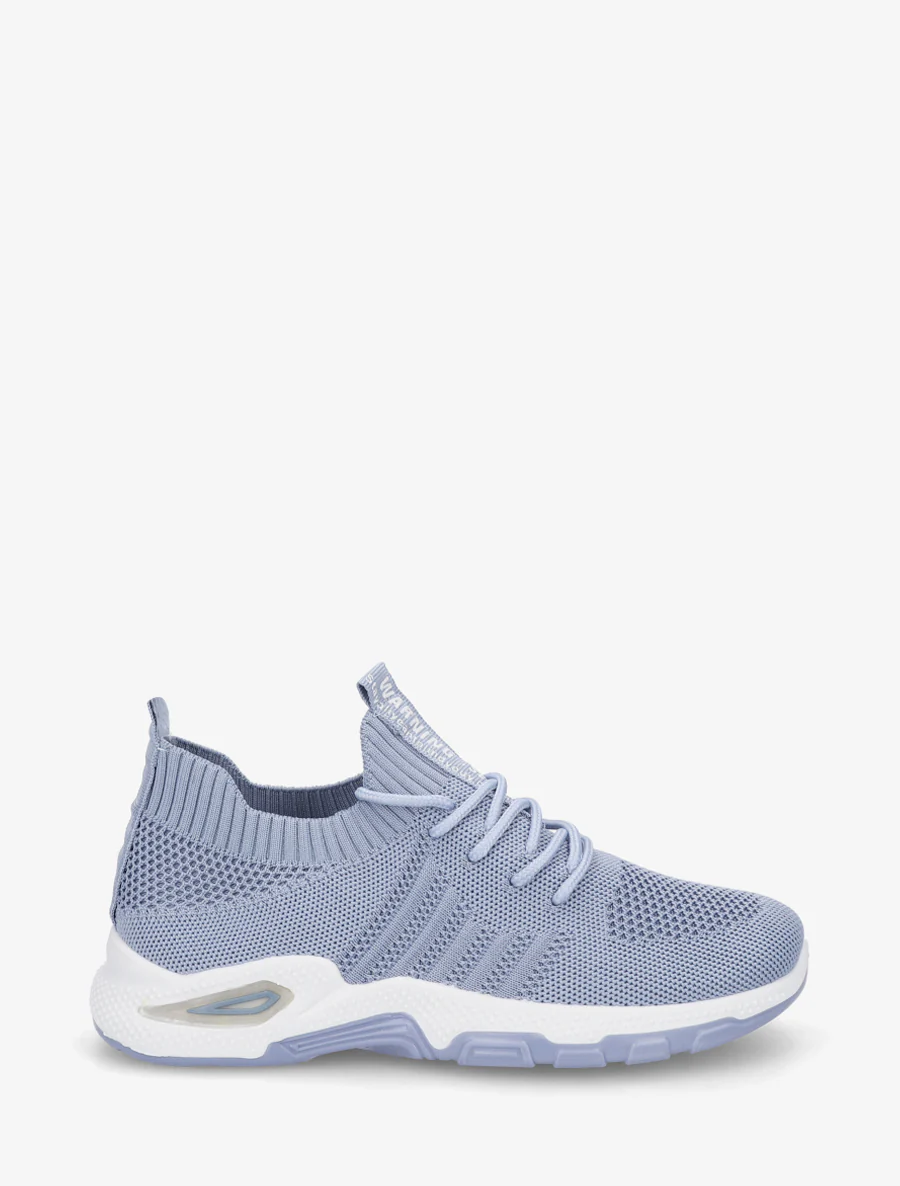Zachte sneakers van mesh - Blauw