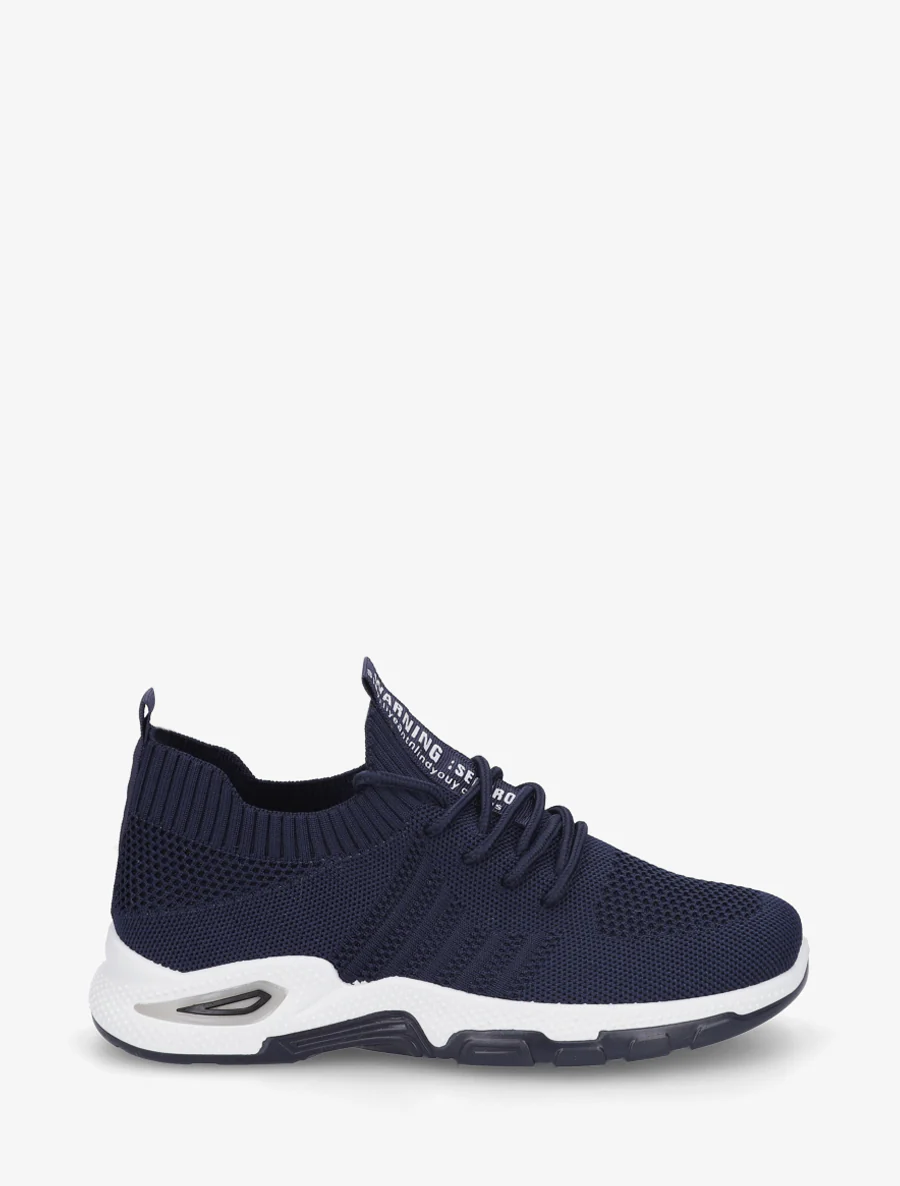 Zachte sneakers van mesh - Marine