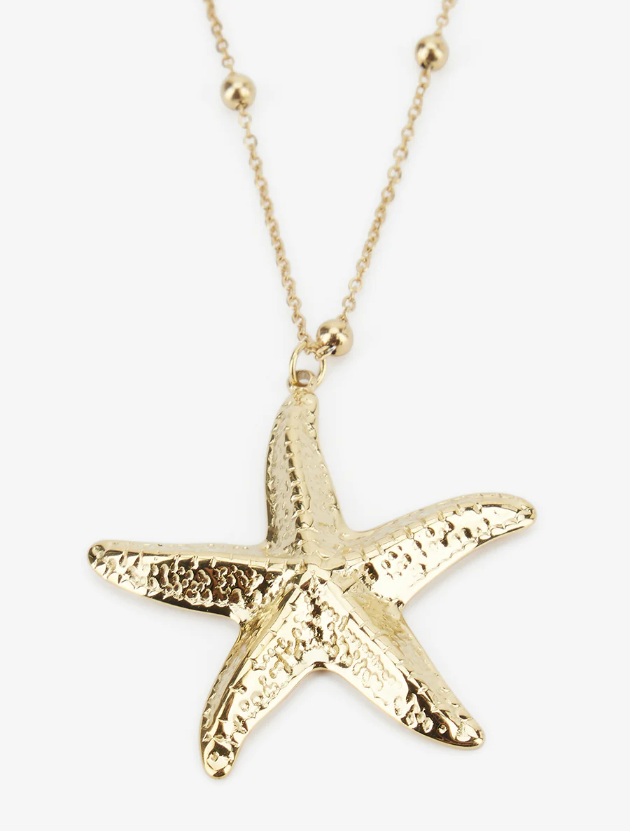 Zeester motief ketting - Goud - Image 3